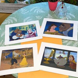 Beauty and the Beast diary lithographs